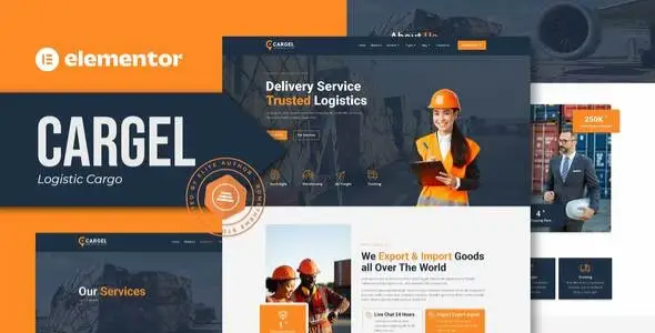 Cargel – Logistic Cargo Elementor Template Kit