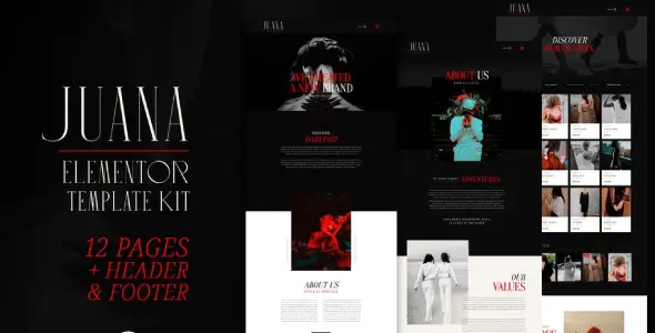 Juana – Fashion Store Elementor Template Kit