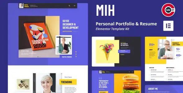 MIH – Personal Portfolio & Resume Template Kit