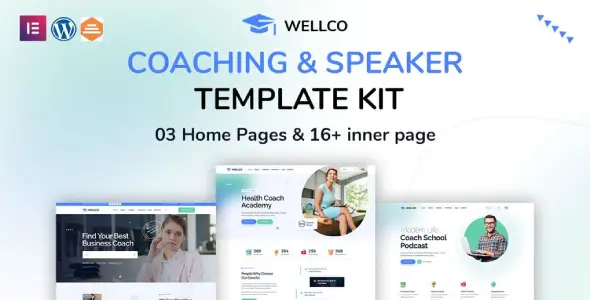 Wellco – Coaching & Speaker Elementor Template Kit